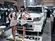 Токийский автосалон. Toyota Hilux Surf (на внешнем рынке – 4 Ranner) в модном сегодня в Японии пластиковом обвесе AURA производства фирмы JAOS, включающем переднее и заднее антикрылья. 