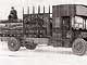 6,5-тонный лесовоз, кабина со спальником, шины – из цельной резины (1921 г.).
