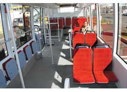 Сенсацией выставки стал троллейбус минского предприятия «Белкоммунмаш», модель 42003А