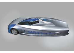 Гибридный концепт-кар на водородном топливе BMW H2R (2003–2004 гг.). 12 цилиндров, 
