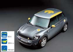 На предстоящем в ноябре Лос-Анджелесском автосалоне компания Mini представит электромобиль, построенный на базе Mini One. 