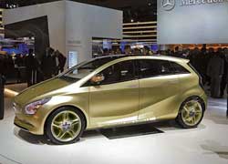 Концепт-кар Mercedes Concept BlueZero ляжет в основу нового B-Кlasse.