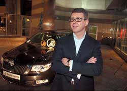 Председатель правления компании «Еврокар» Олег Боярин гордится тем, что Skoda Superb стала «Автомобилем года» и лучшей в классе.