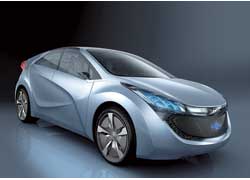 На автошоу в Сеуле компания Hyundai представит концептуальный гибрид Blue-Will.