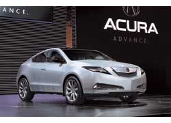Acura ZDX оснащена 3,7-литровым V6 мощностью 300 л. с. 