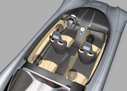 Quant – необычный сплав спортивного авто, четырехместного седана и технологий будущего.
