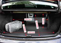 Объем багажника у нового Avensis больше, чем у флагмана Camry, – 543 л.