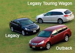 Subaru Outback, Legacy, Touring Wagon, 