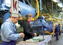 Действующая cегодня в Запорожье система контроля качества производства построена по образцу и под контролем специалистов General Motors. 