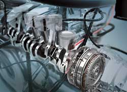 Для гибридных силовых установок инженеры Bosch создали 50-киловаттные электромоторы, которые монтируются за маховиком.