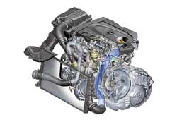 Благодаря наличию турбонаддува 2,0-литровый мотор выдает впечатляющую тягу в 350 Нм! Это эквивалент момента атмосферника 3,5 л!
