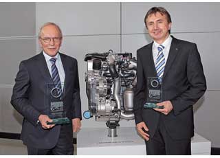 По итогам голосования жюри из 65 автожурналистов, главная награда второй год подряд присуждается инженерам Volkswagen за мотор 1.4 TSI с турбо- и механическим компрессорами.