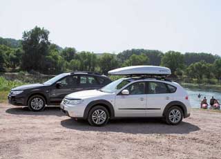 В рамках «Рафтинг-тура на Subaru Impreza XV», организованного компанией «Субару Украина», мы отправились на этих машинах на Южный Буг.