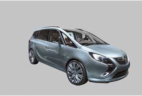 Opel Zafira Tourer – прототип минивена Zafira нового поколения.
