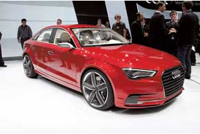 Audi A3 Concept – прообраз нового поколения семейства A3, ранее не имевшего версии с кузовом седан.