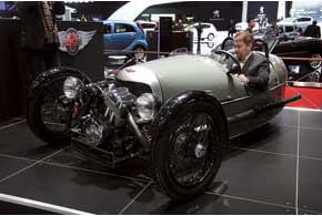 Morgan Threewheeler с V-образным мотором Harley-Davidson – современная интерпретация первого автомобиля Morgan.
