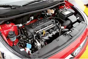 Под капотом Hyundai Accent – 1,4- или 1,6-литровый бензиновый мотор.
