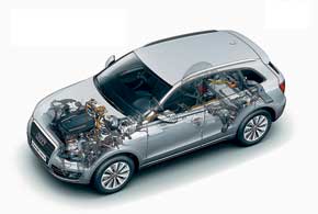 У Audi уже созданы экспериментальные электромобили, которые появятся в серийном производстве в 2012 году. А гибридный серийный Q5 Hybrid уже сейчас готов приносить владельцам немалую экономию.