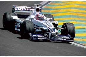 Первый болид, на котором Баттон выступил в Формуле-1.