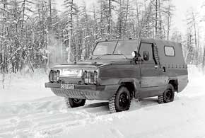 1983 г. Плавающему УАЗ-3907 «Ягуар» в мире до сих пор нет аналогов.
