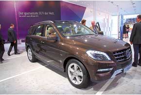 После украинцев с новым Mercedes-Benz M-Klasse познакомилась и немецкая публика.