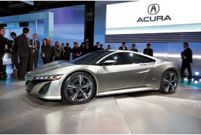 Концептуальная Acura NSX – очередная попытка возродить культовый суперкар.