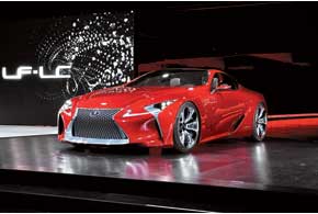 Гибридный концепт Lexus L-LC разработан в калифорнийском дизайн-центре Toyota.