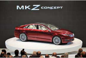 Lincoln MKZ Concept демонстрирует новый фирменный стиль марки.