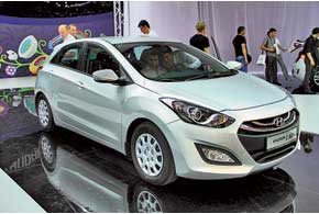 Одна из главных премьер автосалона – Hyundai i30 нового поколения.