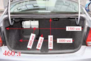 Багажник в Polo Sedan удобнее, так как его погрузочная высота меньше, а проем в салон при сложенных сиденьях второго ряда больше. Хотя при этом придется снимать подголовники. Под полом грузового отсека есть вместительный органайзер. Правда, запасное колесо размещено заметно глубже.