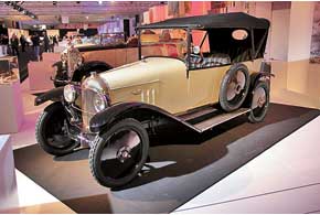 Первенец марки Citroёn – Type A 1919 года с кузовом торпедо и 1,3-литровым мотором.