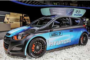 На Женевском автосалоне Hyundai представила обновленную версию ралли-кара i20 WRC. Именно с этим авто корейская марка намерена вернуться в Чемпионат мира по ралли в 2014 году.