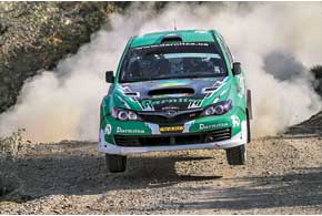 Юрий Протасов столкнулся с множеством проблем, но все же финишировал в гонке, продолжая удерживать вторую позицию в турнирной таблице WRC 2. 