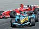«Формула-1». Гран-при Бахрейна. Ключевой момент гонки: Шумахер не вписывается в траекторию и сходит, Алонсо устремляется ко второй подряд победе.