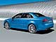 Audi RS4. Фирменный «обвес», хромированные патрубки выхлопной системы и оригинальные диски выдают особый характер машины.
