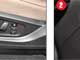 BMW X5 (Е70). Кнопками, кнопочками и клавишами 1 перемещается подколенный валик, формируется профиль спинки, настраивается боковая поддержка, а джойстиком 2 – положение руля.