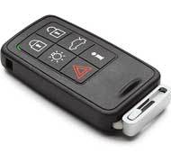 Ключ-транспондер позволяет отпирать-запирать машину нажатием кнопки на ручке двери и заводить автомобиль, даже не вставляя ключ в слот. 