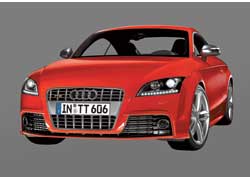 На автошоу в Детройте, которое распахнет свои двери 19 января, компания Audi представит две «заряженные» версии модели TT. Родстер и купе TTS получили форсированный с 200 до 272 л. с. мотор Turbo FSI объемом 2,0 л.