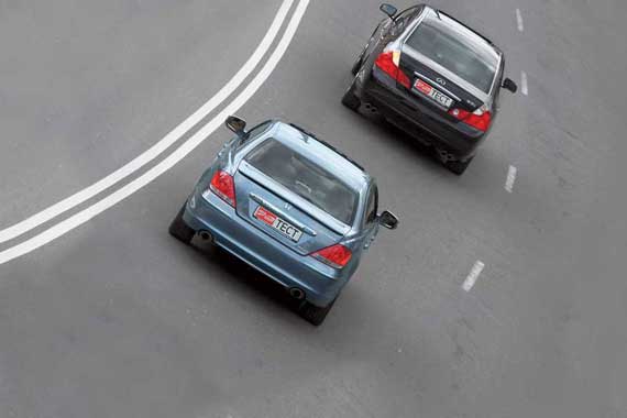 Honda Legend & Infiniti М35х
