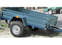 Заводчане сосредоточились на выпуске прицепов к легковым машинам собственной конструкции, но с использованием импортных комплектующих.