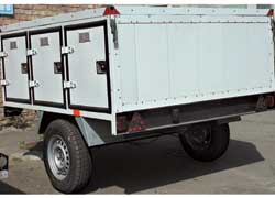 Заводчане сосредоточились на выпуске прицепов к легковым машинам собственной конструкции, но с использованием импортных комплектующих.