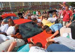 Третий всеукраинском слете любителей машин Skoda в Киеве