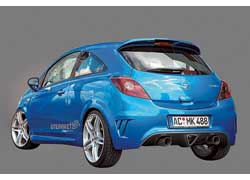 Самый маленький представитель «заряженной» линейки Opel от OPC – Corsa подверглась вмешательству мастеров фирмы Steinmetz.
