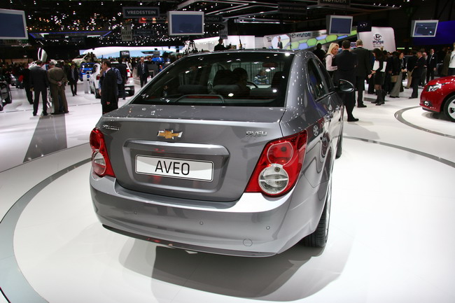 седан Chevrolet Aveo, Женева 2011