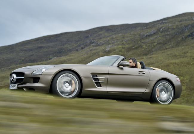 презентация Mercedes SLS Roadster