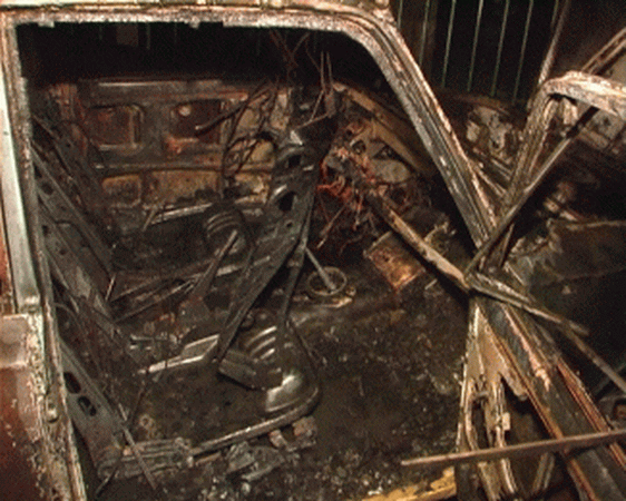 в Киеве  сожгли автомобиль
