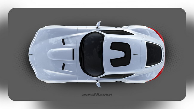 Наследник Jaguar E-Type: первые рендеры от турецкого дизайнера