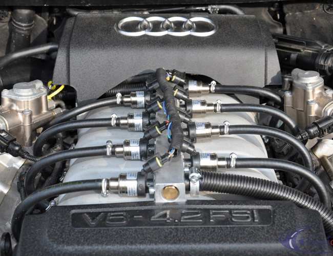 Установка системы ГБО STAG – 400DPI на автомобиль Audi Q7 с мотором 4,2 FSI