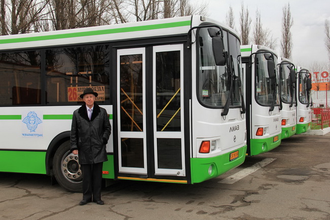 Автобусы ЛиАЗ в Черкассах