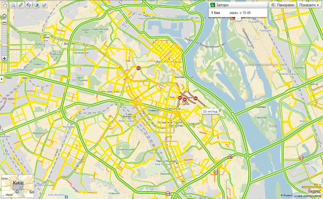 В Киеве исчезли пробки